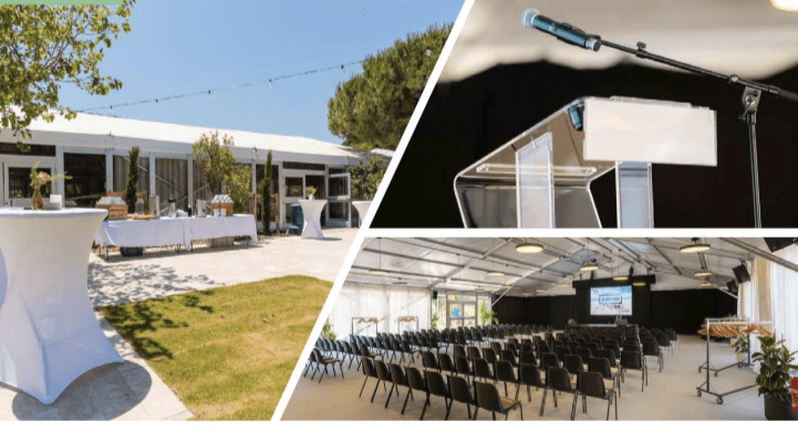 Montage photo Salle de conférences Camping les Sablons